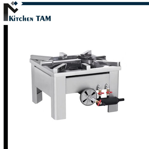 اجاق پلوپز چهار ردیفه کوره دار استیل